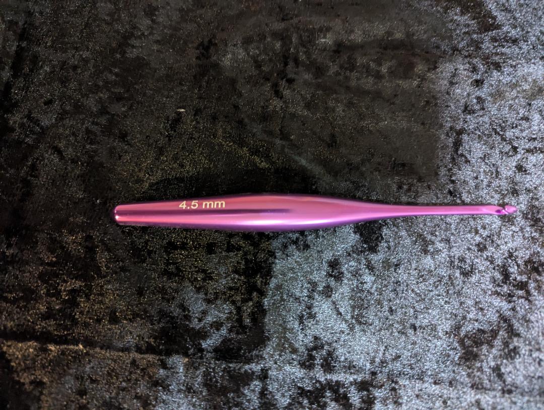 Aluminum Crochet Hook 4.5