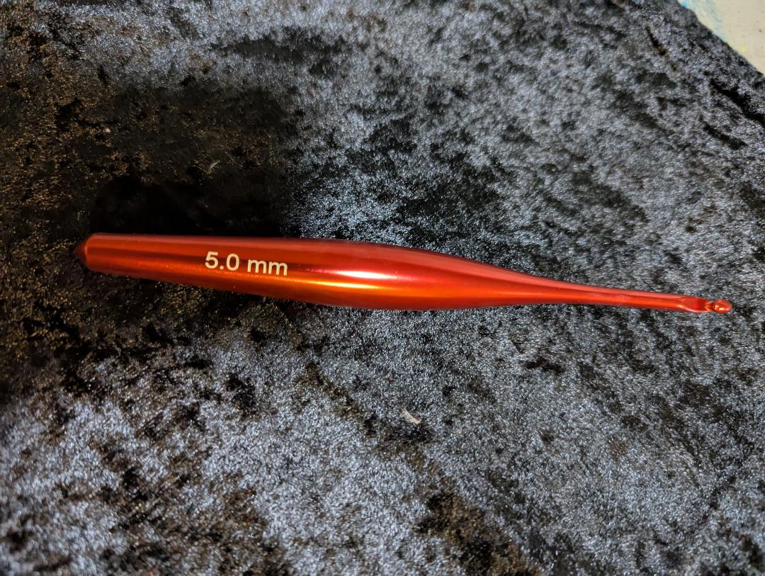 Aluminum Crochet Hook 5.0