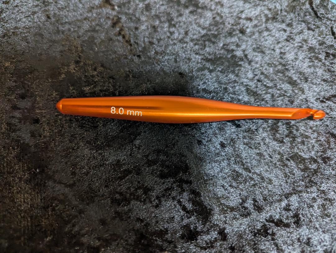 Aluminum Crochet Hook 8.0