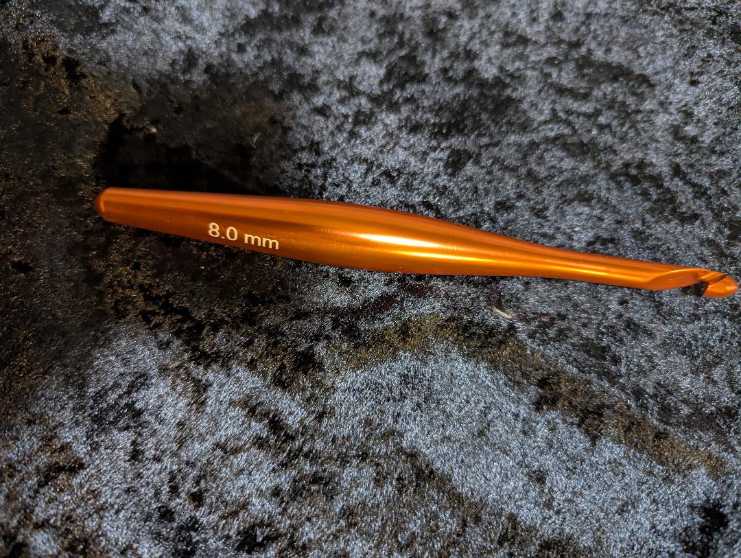 Aluminum Crochet Hook 8.0