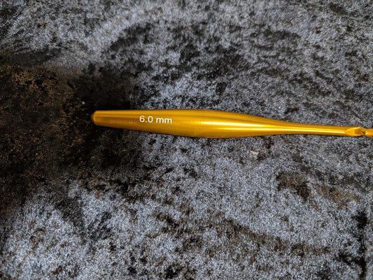 Aluminum Crochet Hook 6.0